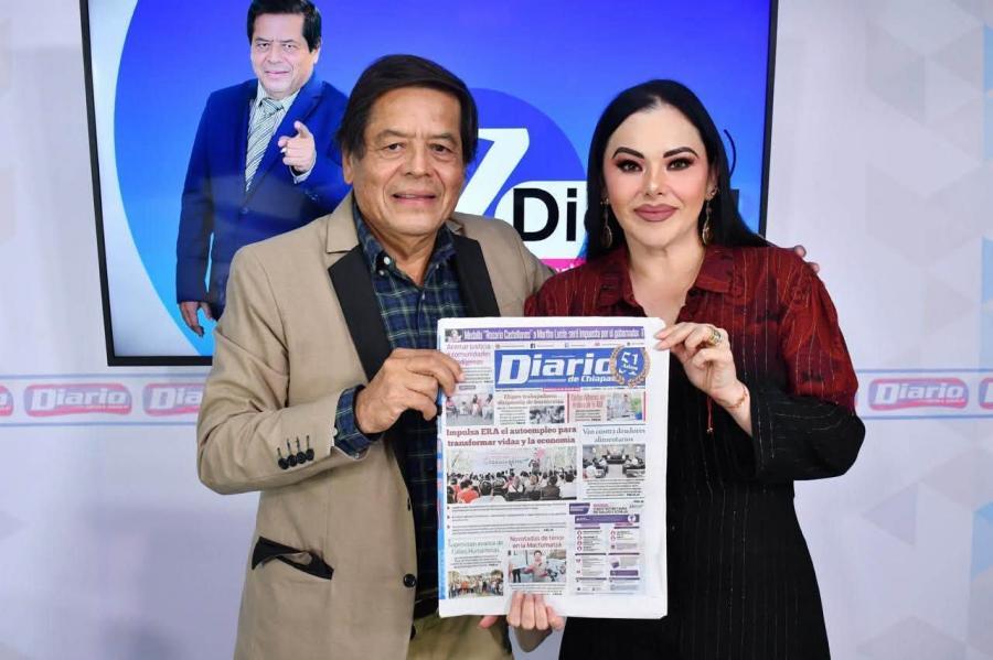 Ana Laura Romero Basurto destaca acciones contra la corrupción en entrevista para diario de Chiapas Digital 